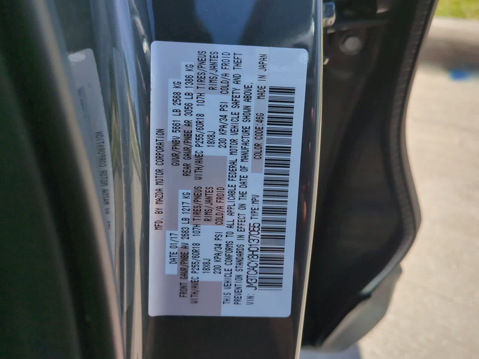 Used 2017 MAZDA CX-9 Touring image 37