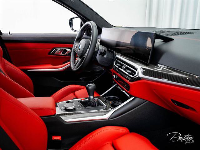 Used 2023 BMW M3 w/ M Carbon Exterior Package RWD image 47
