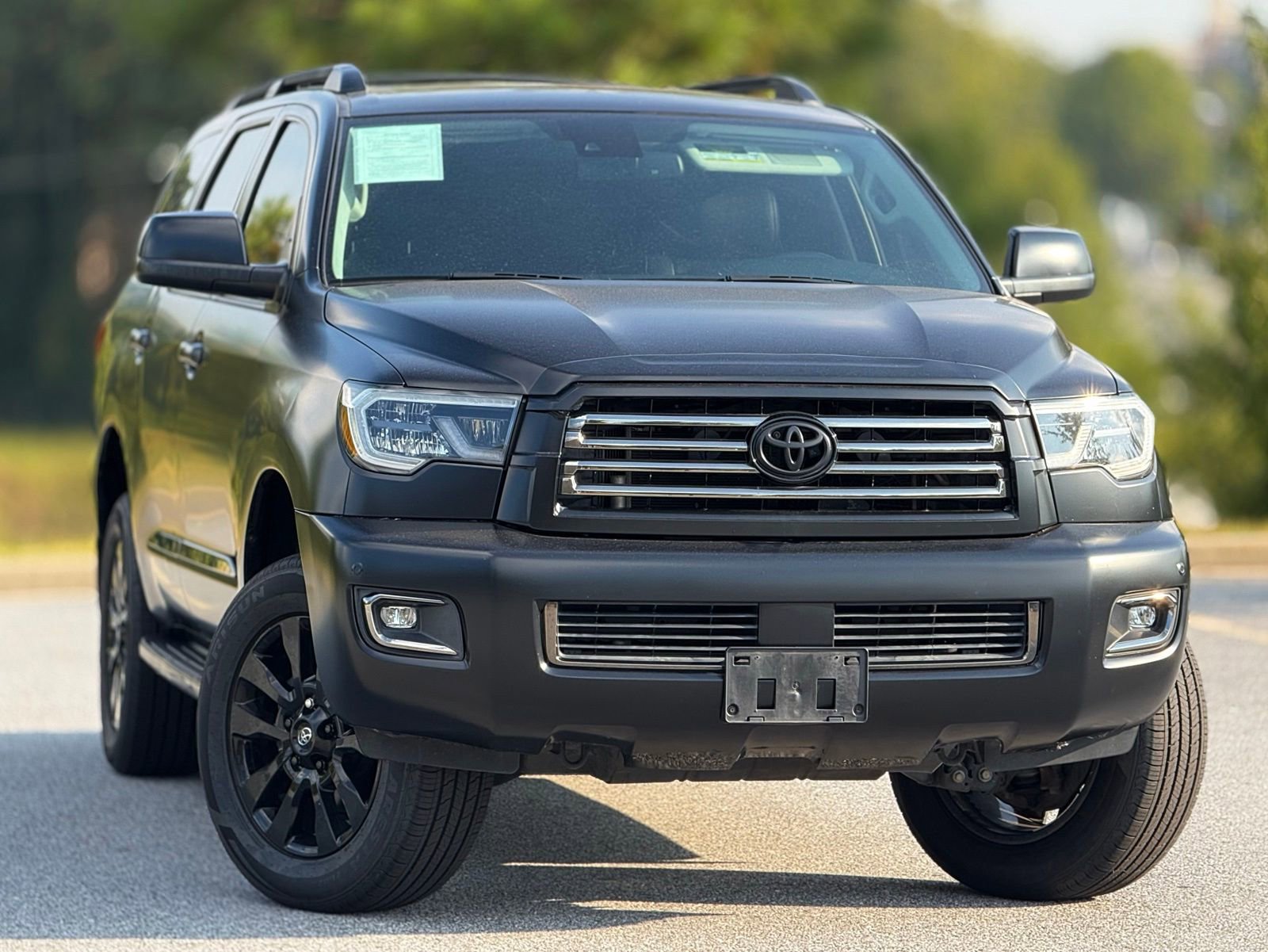 Used 2021 Toyota Sequoia Nightshade w/ Safety & Convenience Package RWD image 3