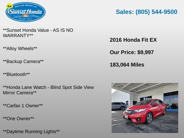 Used 2016 Honda Fit EX image 5