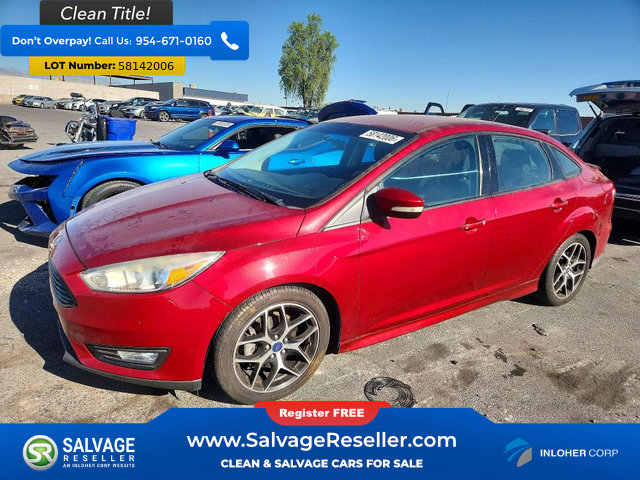 Used 2015 Ford Focus SE w/ SE Ecoboost Package FWD image 1