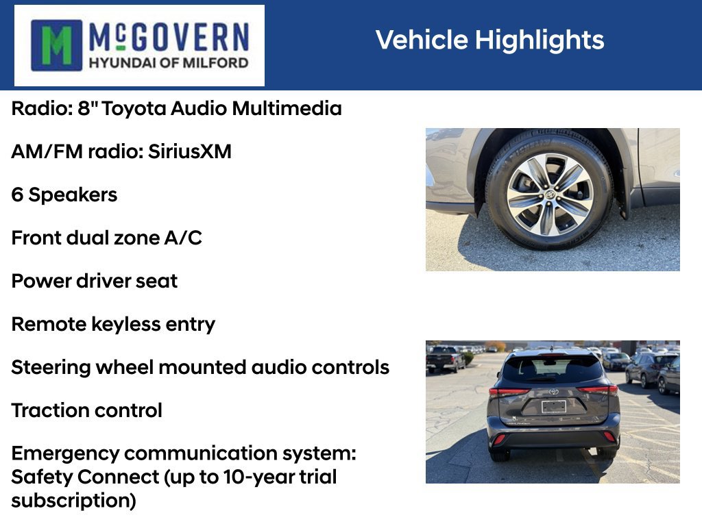 Used 2023 Toyota Highlander XLE AWD/4WD image 4