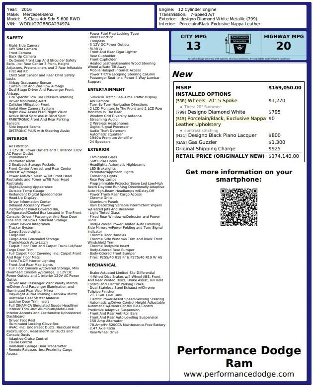 Used 2016 Mercedes-Benz S 600 S 600 Sedan 4D image 2