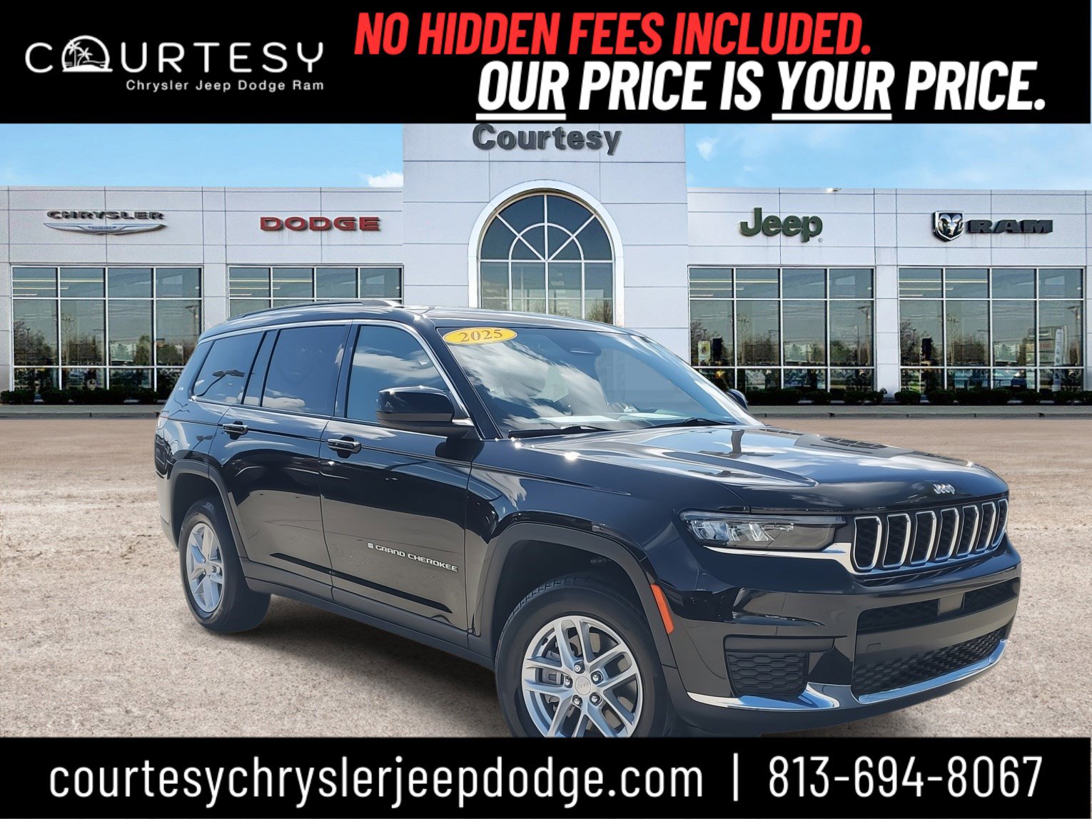 Certified 2025 Jeep Grand Cherokee L Laredo w/ Luxury Tech Group I