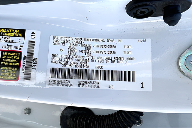 Used 2019 Toyota Tundra 1794 Edition AWD/4WD image 16