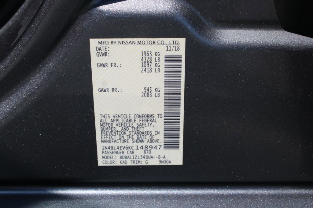 Used 2019 Nissan Altima 2.5 SL image 35