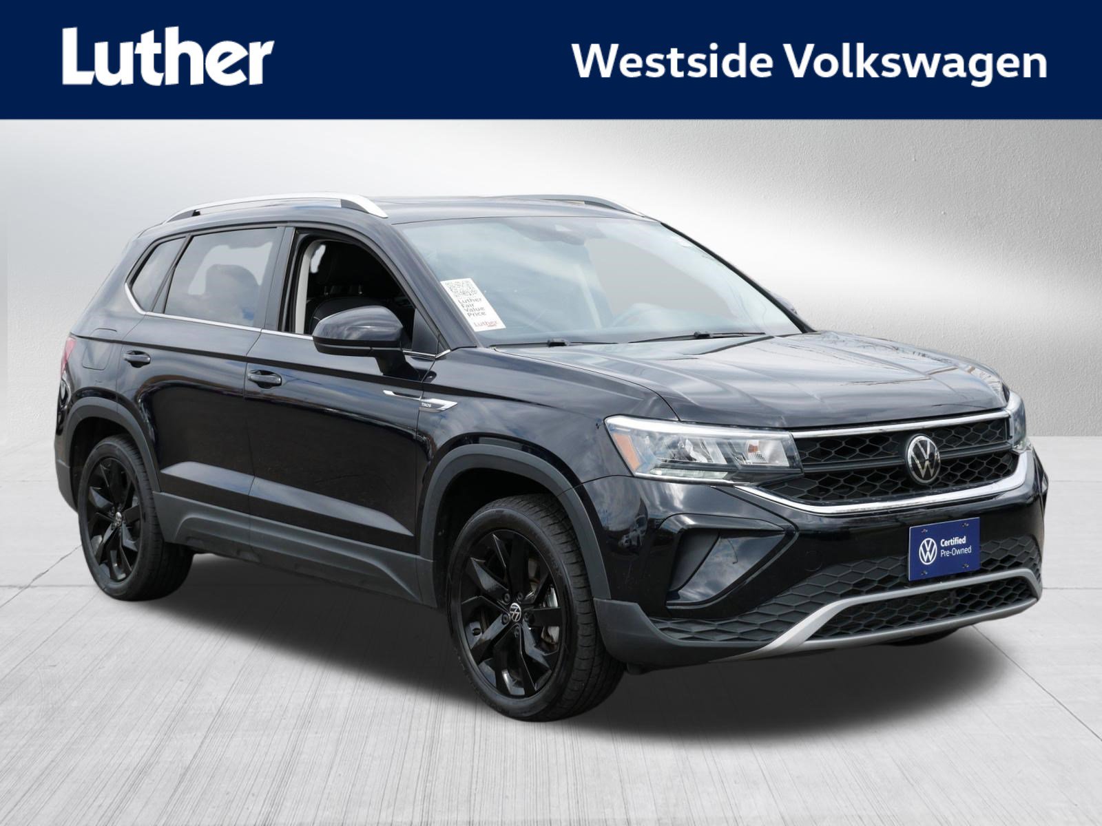 Certified 2023 Volkswagen Taos SE w/ Panoramic Sunroof Package AWD/4WD image 1