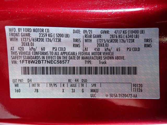 Certified 2022 Ford F250 Platinum image 23