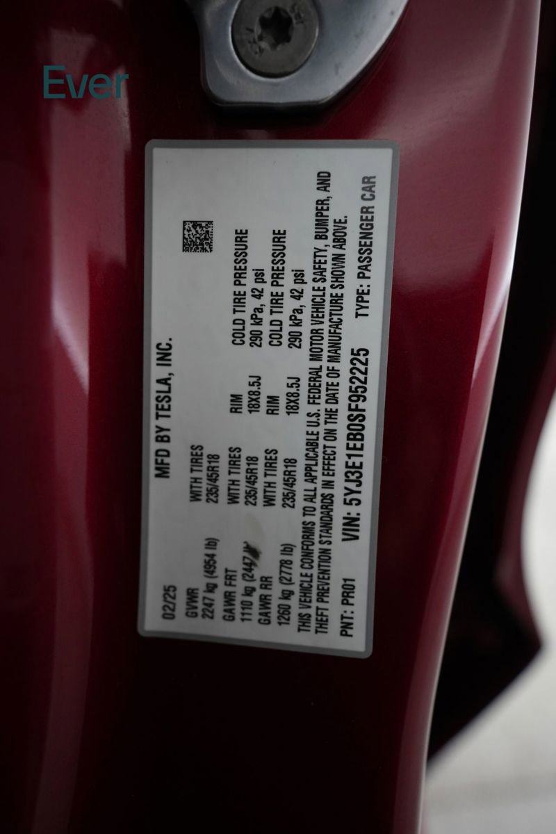 Used 2025 Tesla Model 3 Long Range AWD/4WD image 28