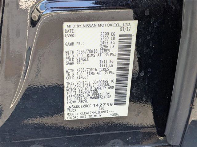 Used 2012 Nissan Frontier SV w/ SV Premium Utility Pkg image 20