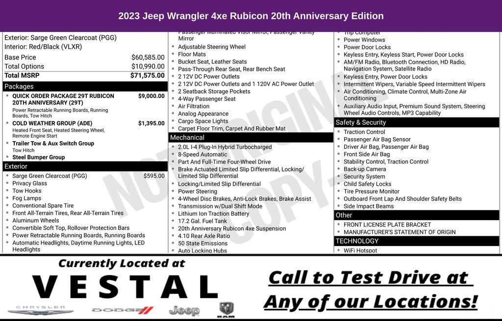 Used 2023 Jeep Wrangler Unlimited Rubicon 4xe image 38