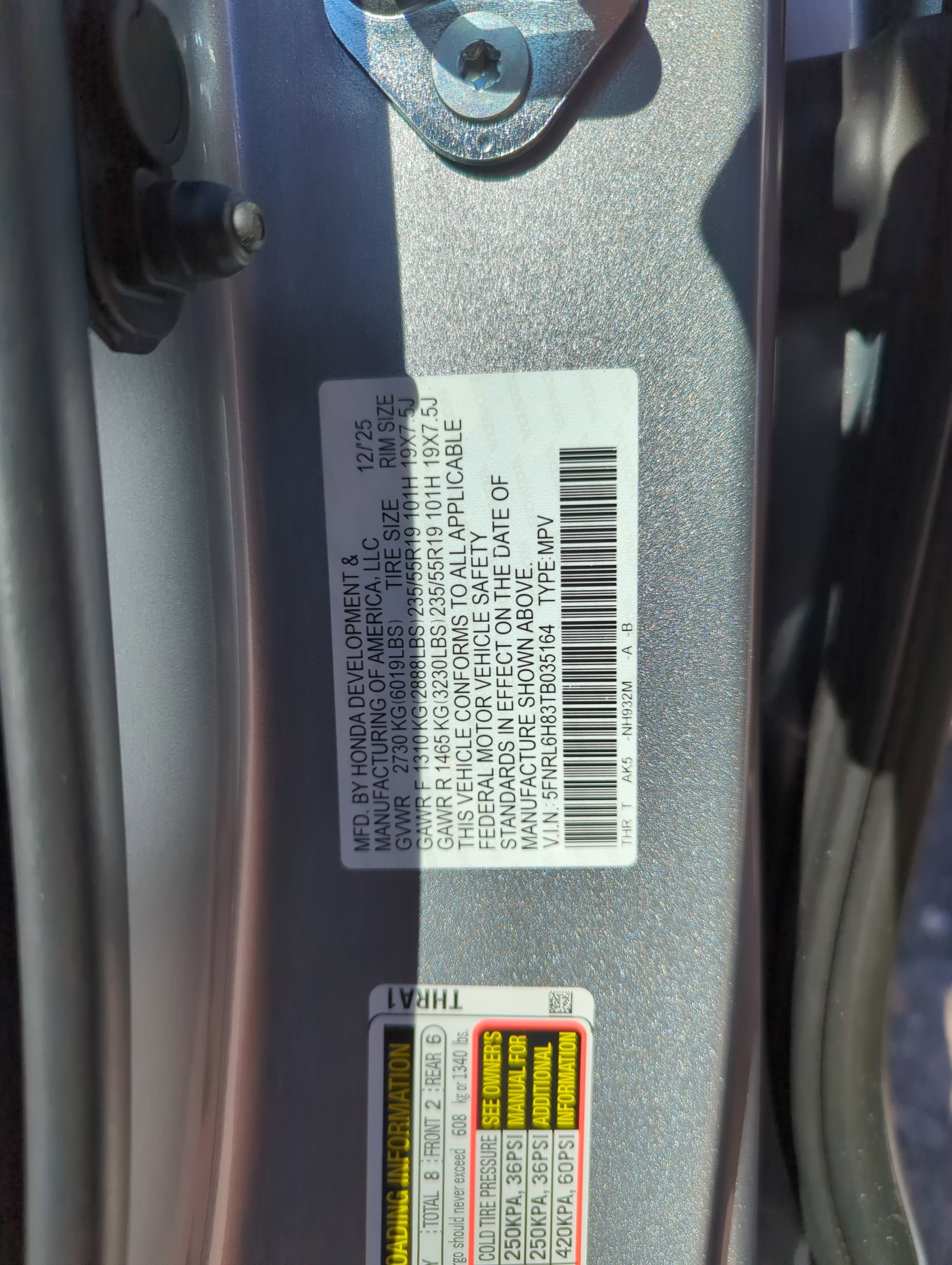 New 2026 Honda Odyssey Touring image 31