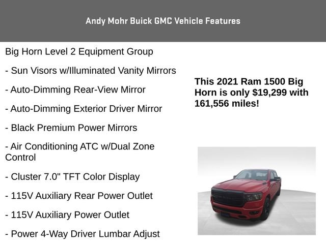 Used 2021 RAM 1500 Big Horn AWD/4WD image 12