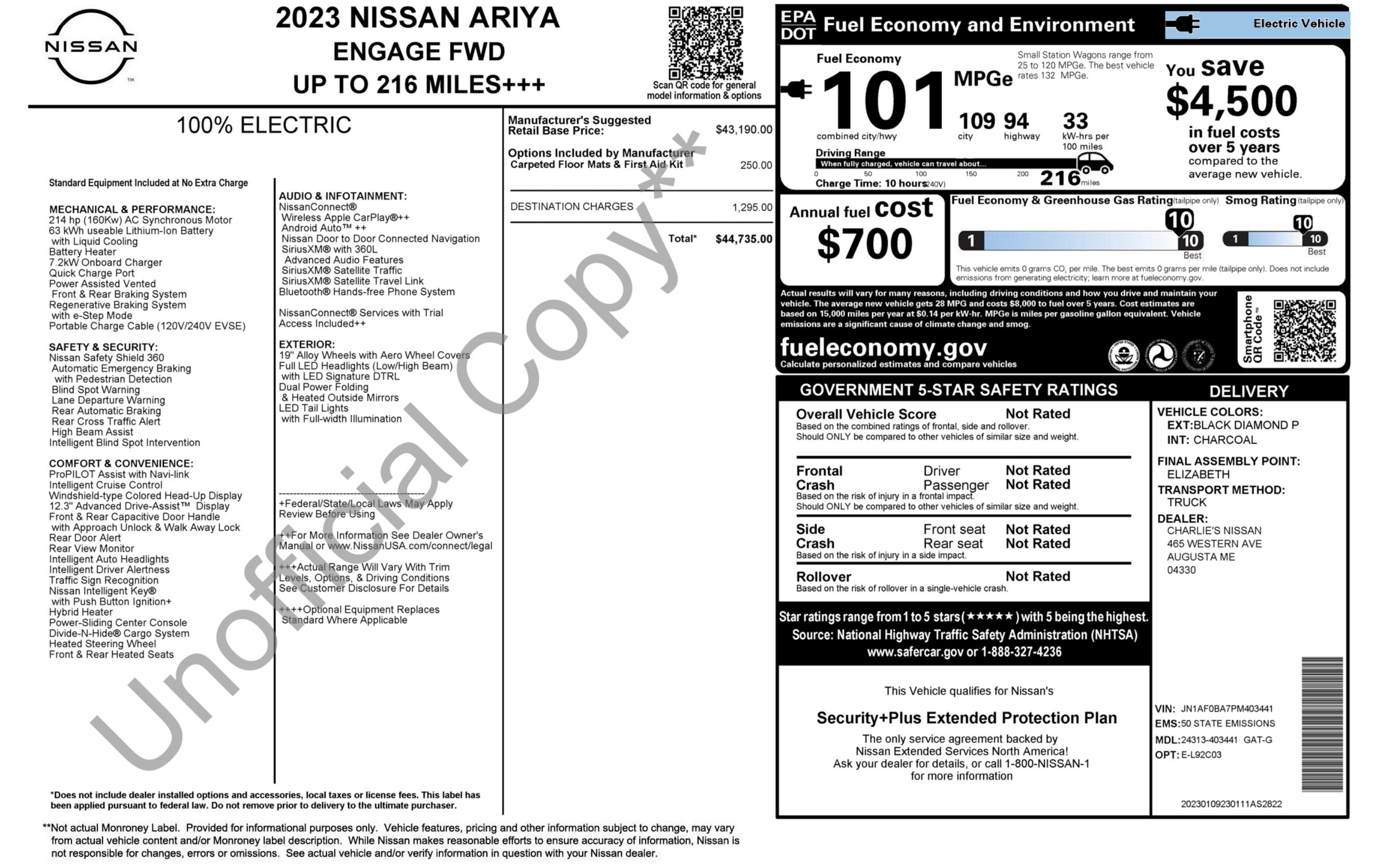 Used 2023 Nissan Ariya FWD image 2