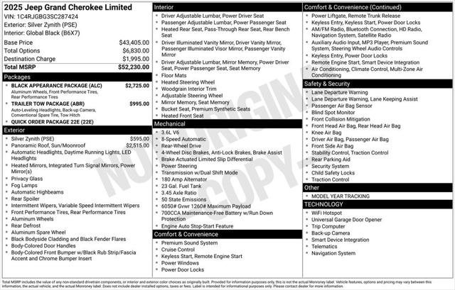 Certified 2025 Jeep Grand Cherokee Limited w/ Black Appearance Package image 8