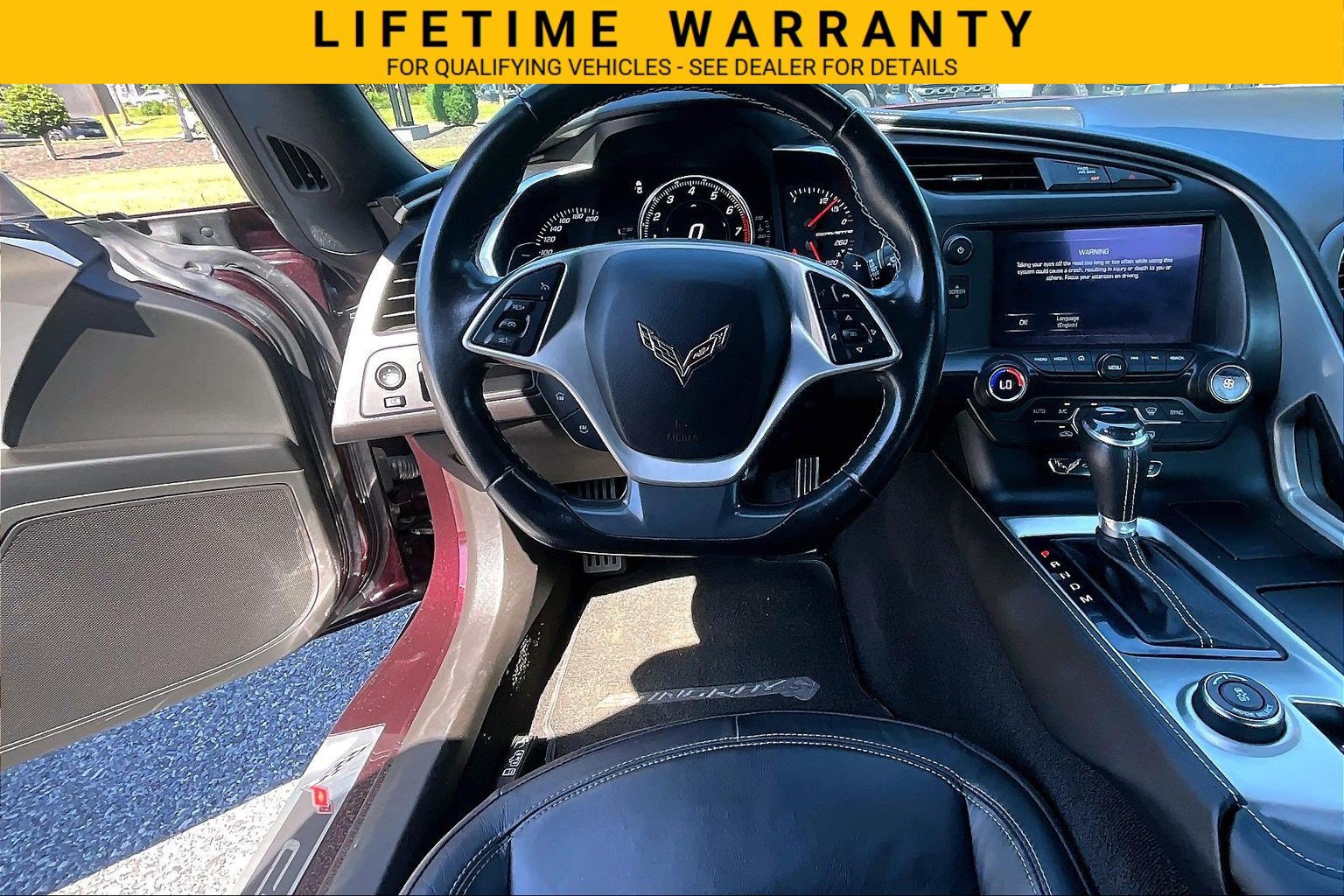 Certified 2017 Chevrolet Corvette Stingray Coupe w/ Carbon Flash Badge Package RWD image 5