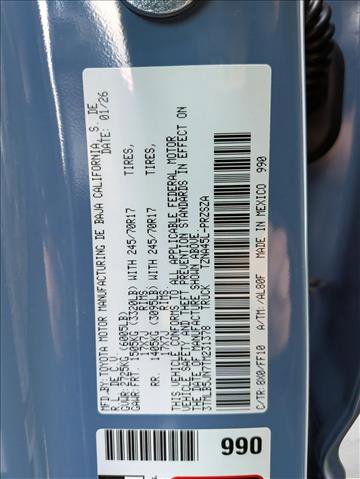 New 2026 Toyota Tacoma SR5 image 17