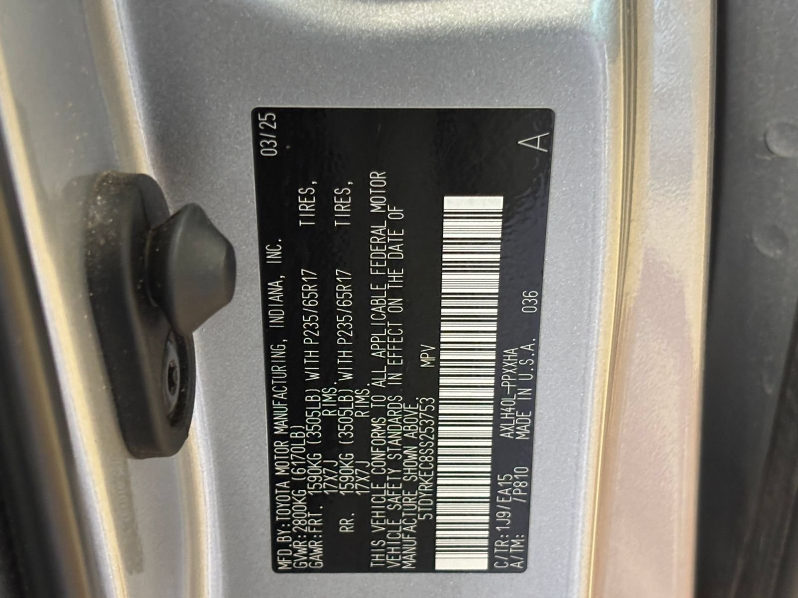 Used 2025 Toyota Sienna XLE FWD image 31