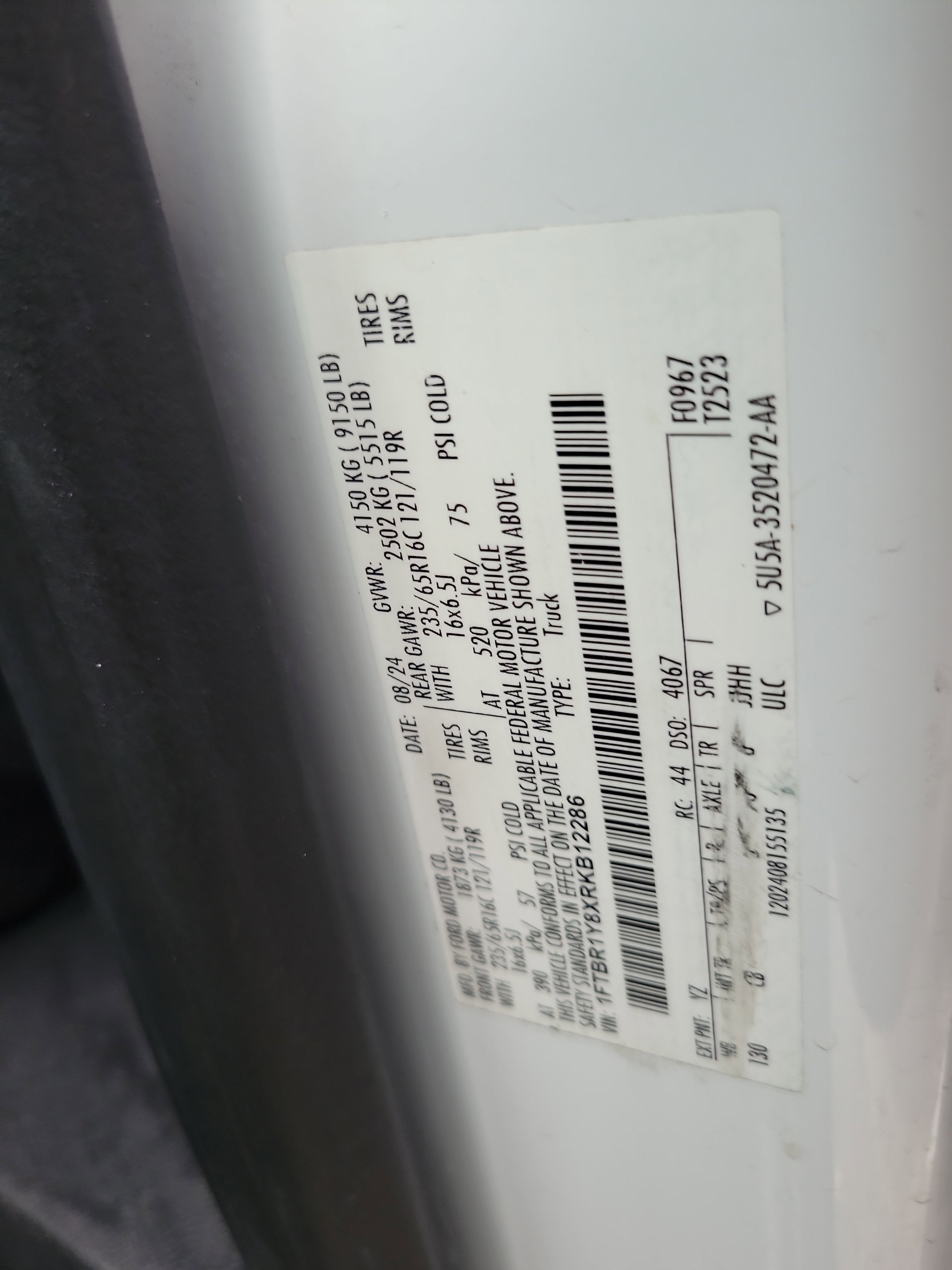 Used 2024 Ford Transit 250 Low Roof w/ Exterior Upgrade Package image 27