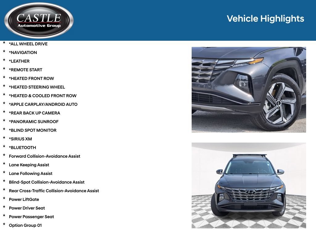 Used 2023 Hyundai Tucson Limited AWD/4WD image 3
