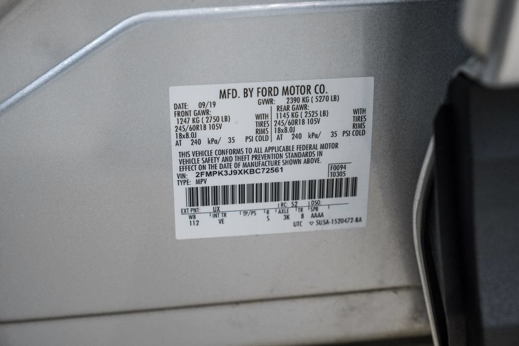 Used 2019 Ford Edge SEL w/ Equipment Group 201A FWD image 60