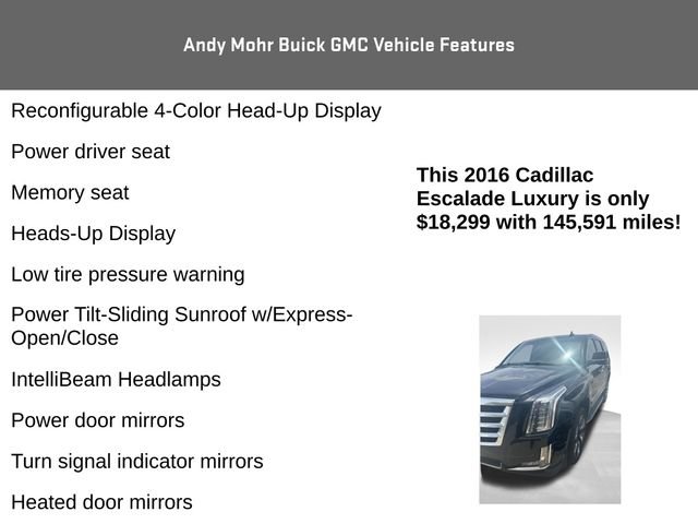 Used 2016 Cadillac Escalade Luxury AWD/4WD image 12