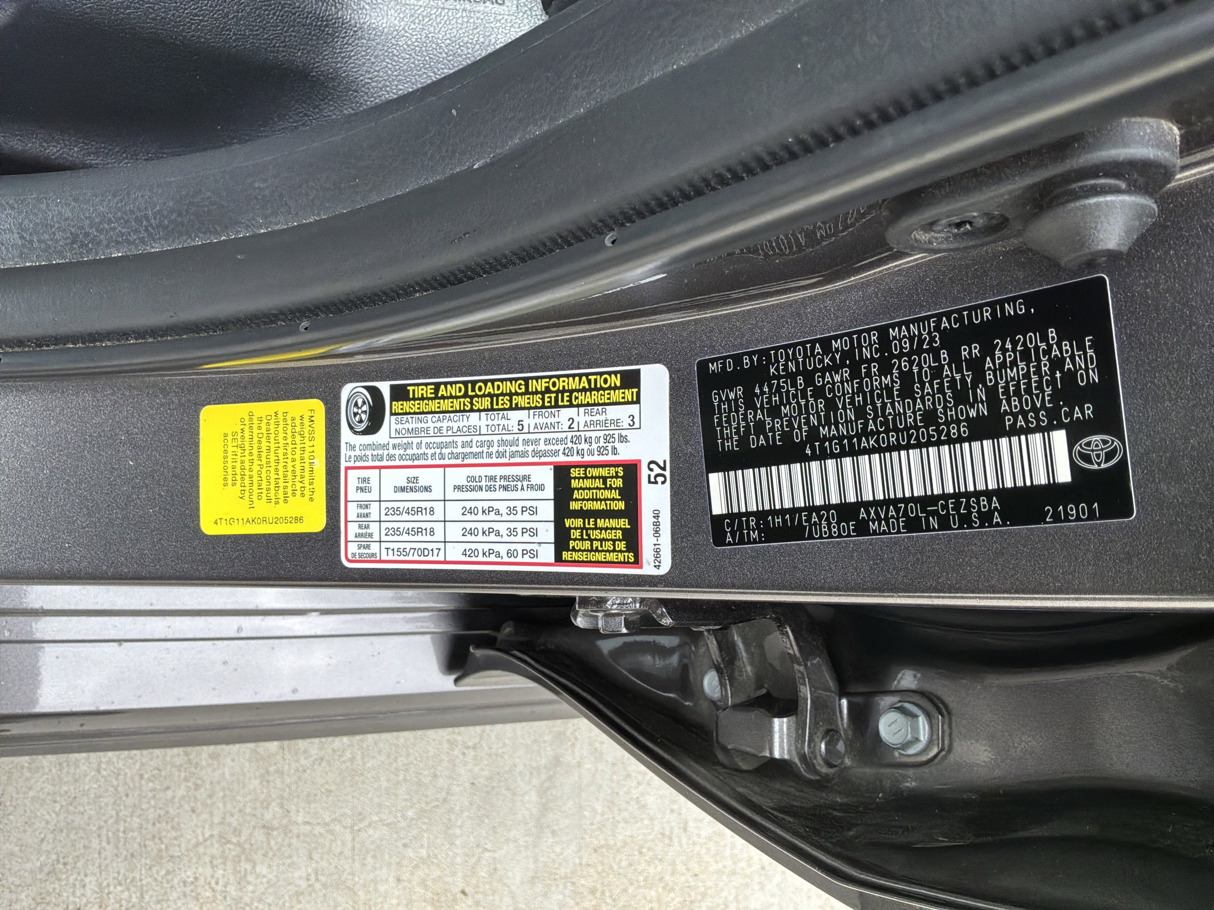 Used 2024 Toyota Camry SE FWD image 34
