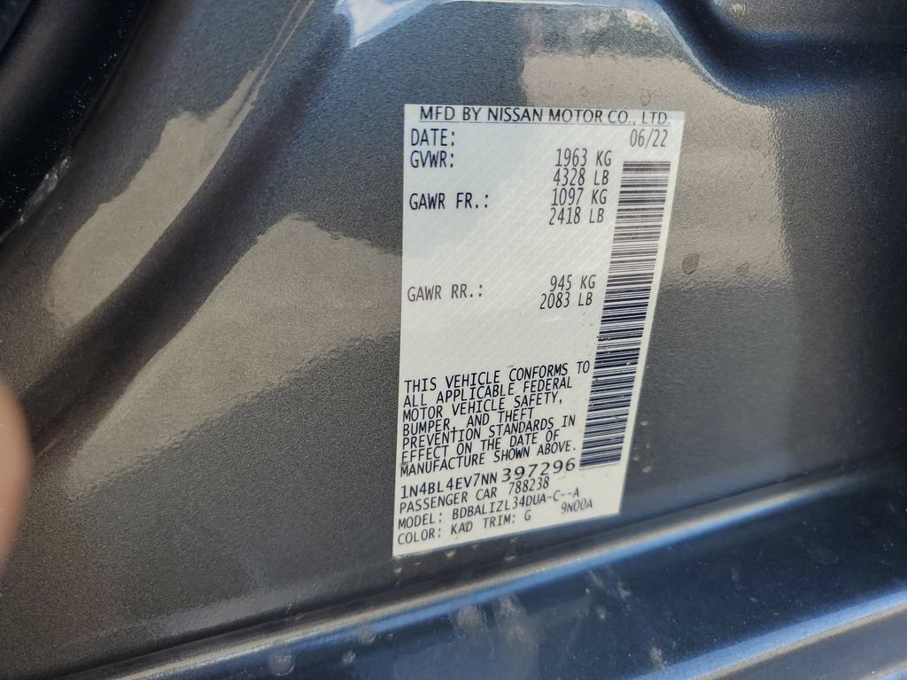 Used 2022 Nissan Altima 2.5 SL FWD image 25