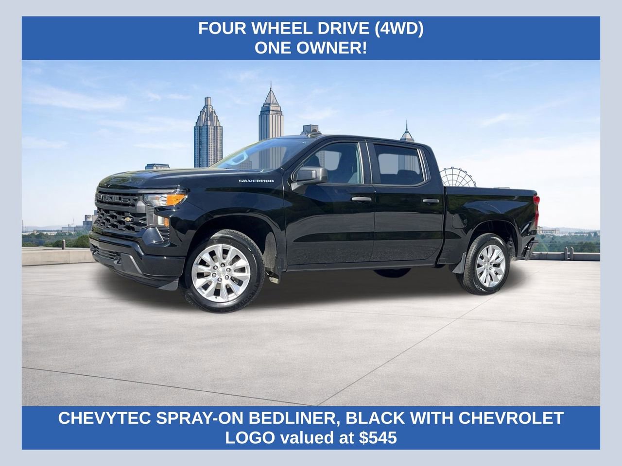 Used 2022 Chevrolet Silverado 1500 Custom image 1