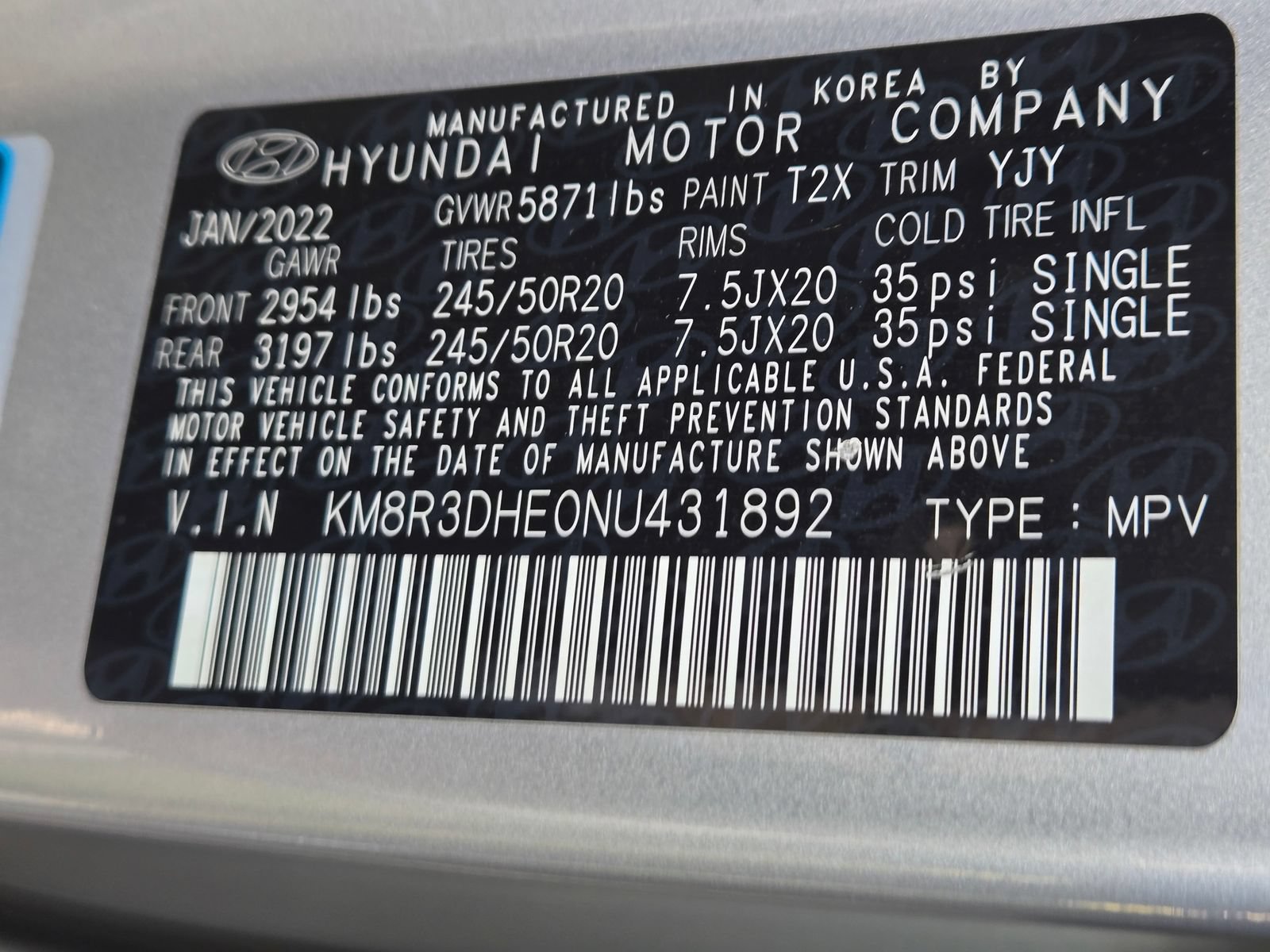 Used 2022 Hyundai Palisade SEL w/ Convenience Package AWD/4WD image 35