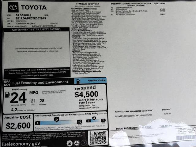 New 2026 Toyota Corolla GR AWD/4WD image 26