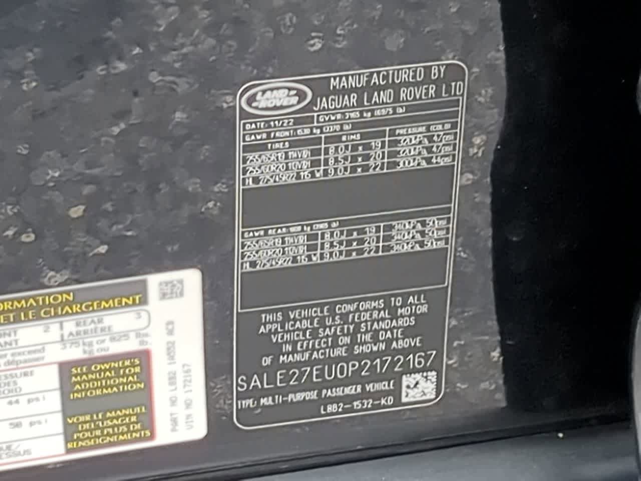 Certified 2023 Land Rover Defender 110 X-Dynamic SE AWD/4WD image 39