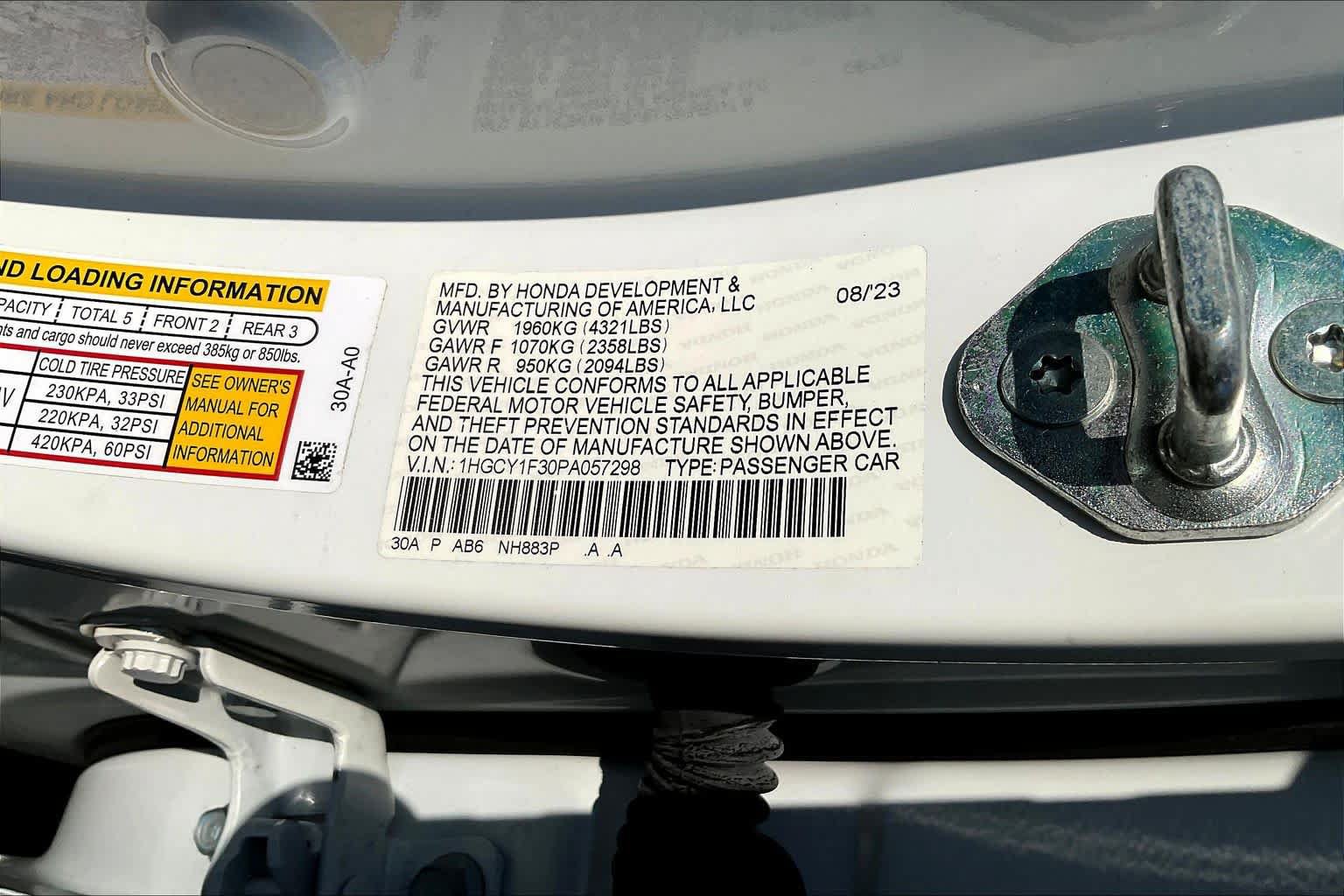 Used 2023 Honda Accord EX image 34