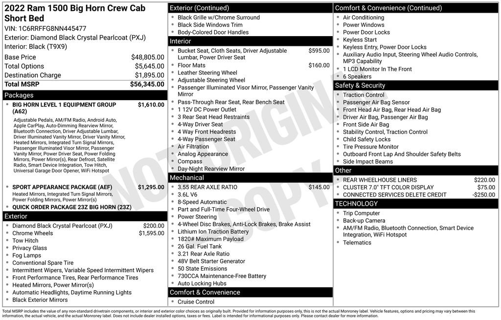 Used 2022 RAM 1500 Big Horn AWD/4WD image 4
