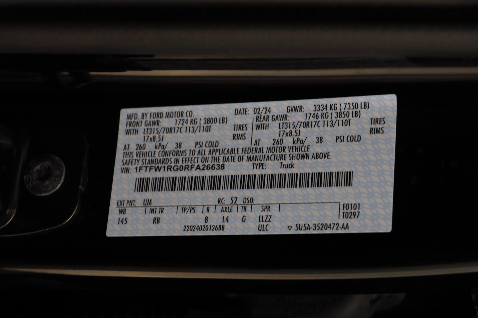 Used 2024 Ford F150 Raptor image 30