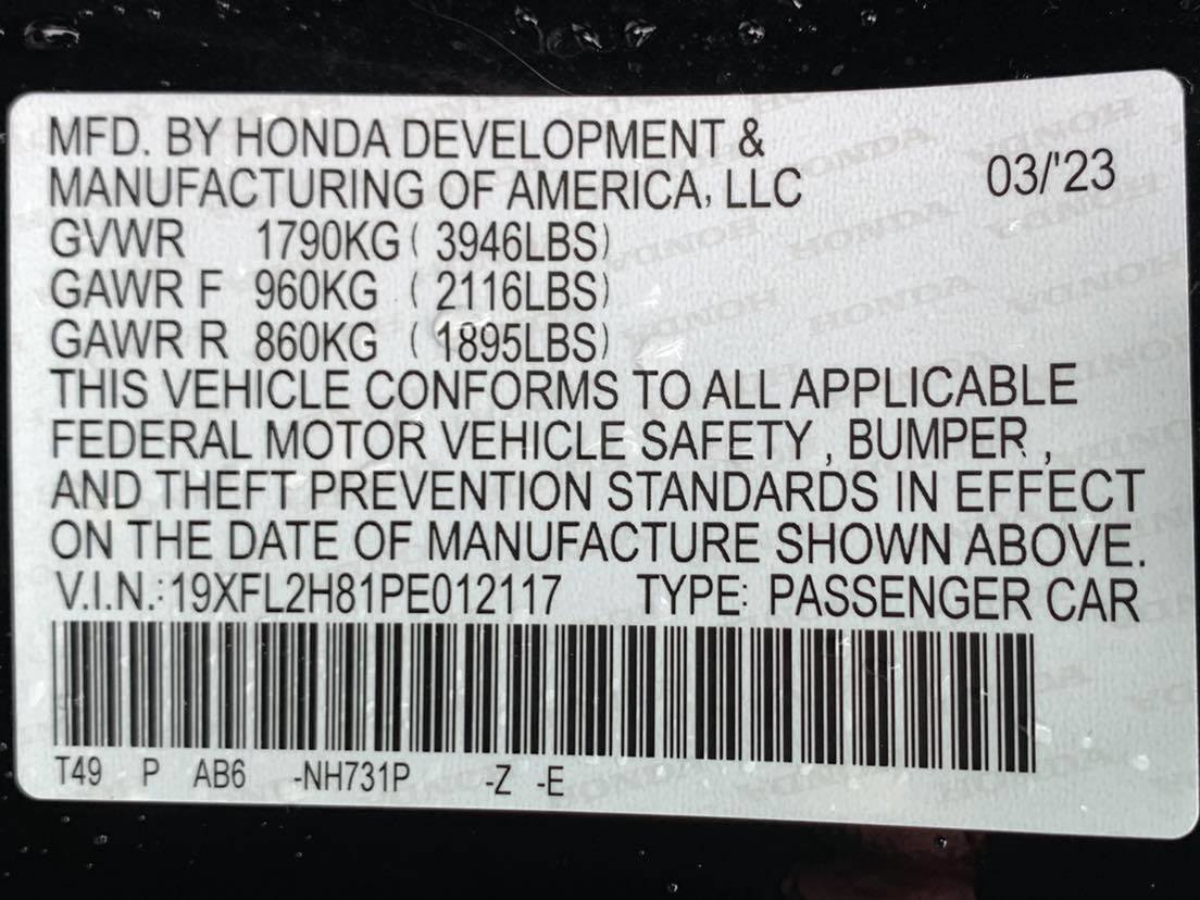 Certified 2023 Honda Civic Sport image 43