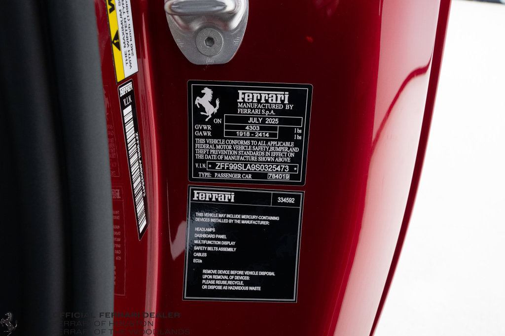 Certified 2025 Ferrari 296 GTB RWD image 40