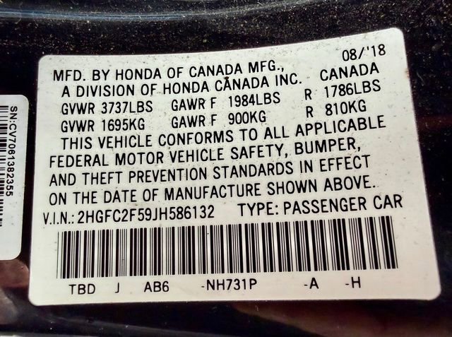 Used 2018 Honda Civic LX image 40