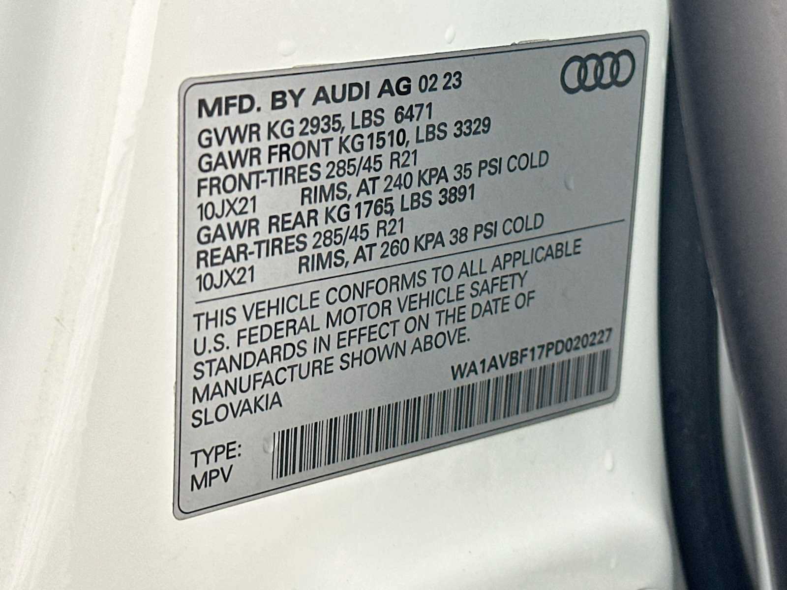Certified 2023 Audi Q8 Premium w/ Convenience Package AWD/4WD image 31