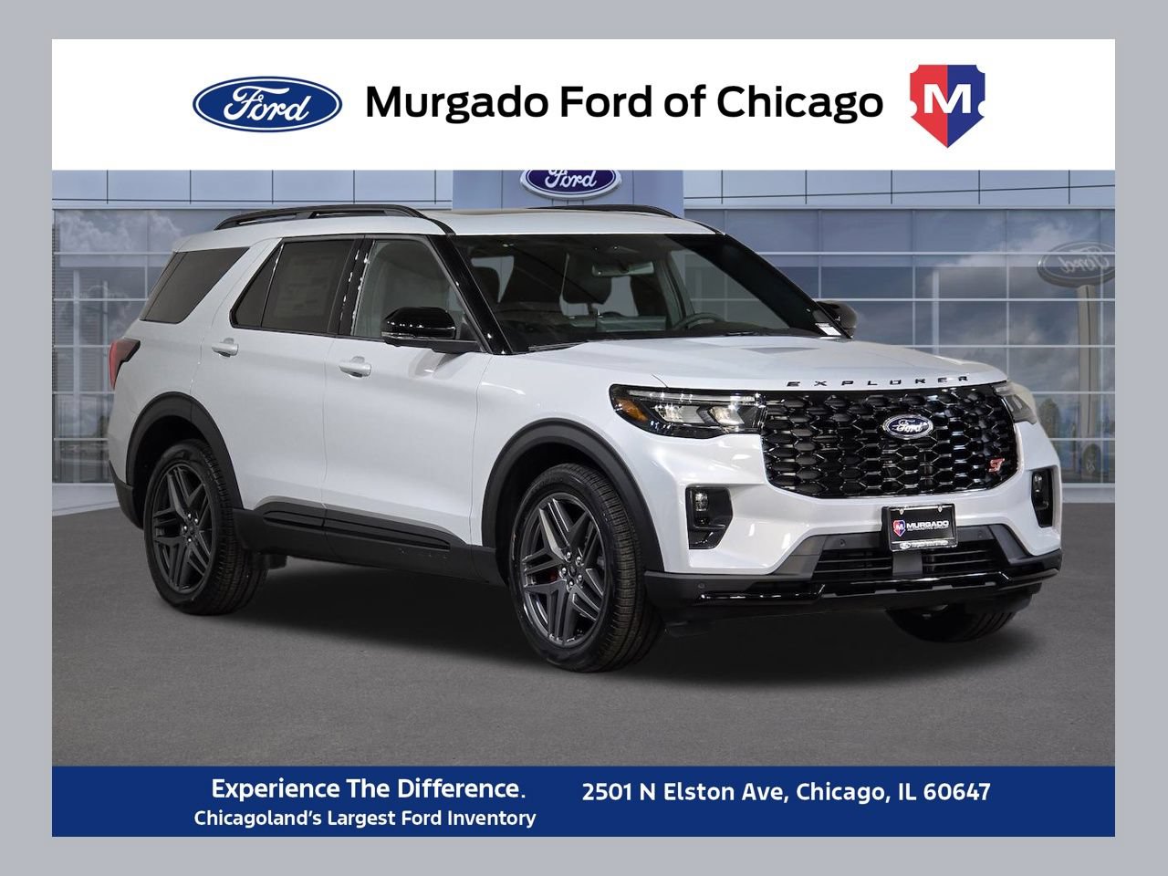 New 2026 Ford Explorer ST w/ Sun And Sound Package