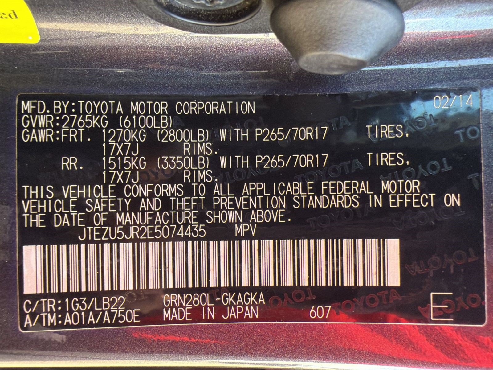 Used 2014 Toyota 4Runner SR5 Premium RWD image 22