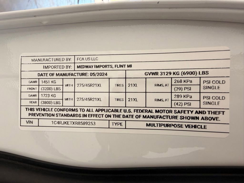 Used 2024 Jeep Grand Cherokee L Summit AWD/4WD image 66