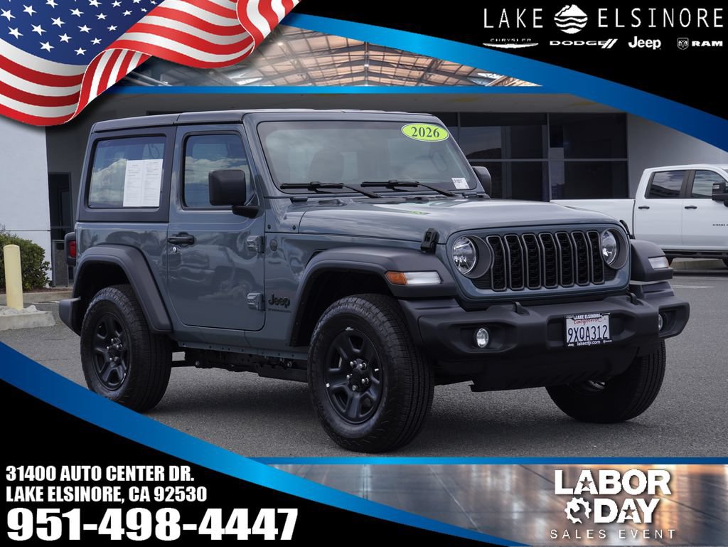 Certified 2026 Jeep Wrangler Sport