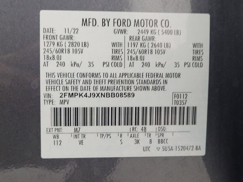 Used 2022 Ford Edge SEL w/ Convenience Package AWD/4WD image 33