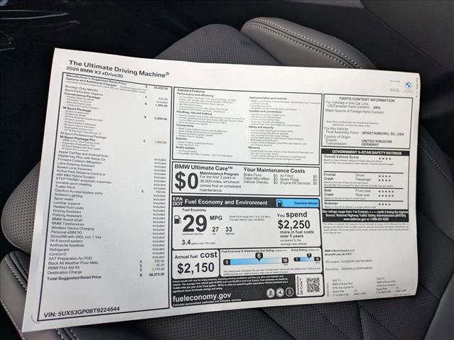 New 2026 BMW X3 xDrive30 w/ M Sport Package image 18