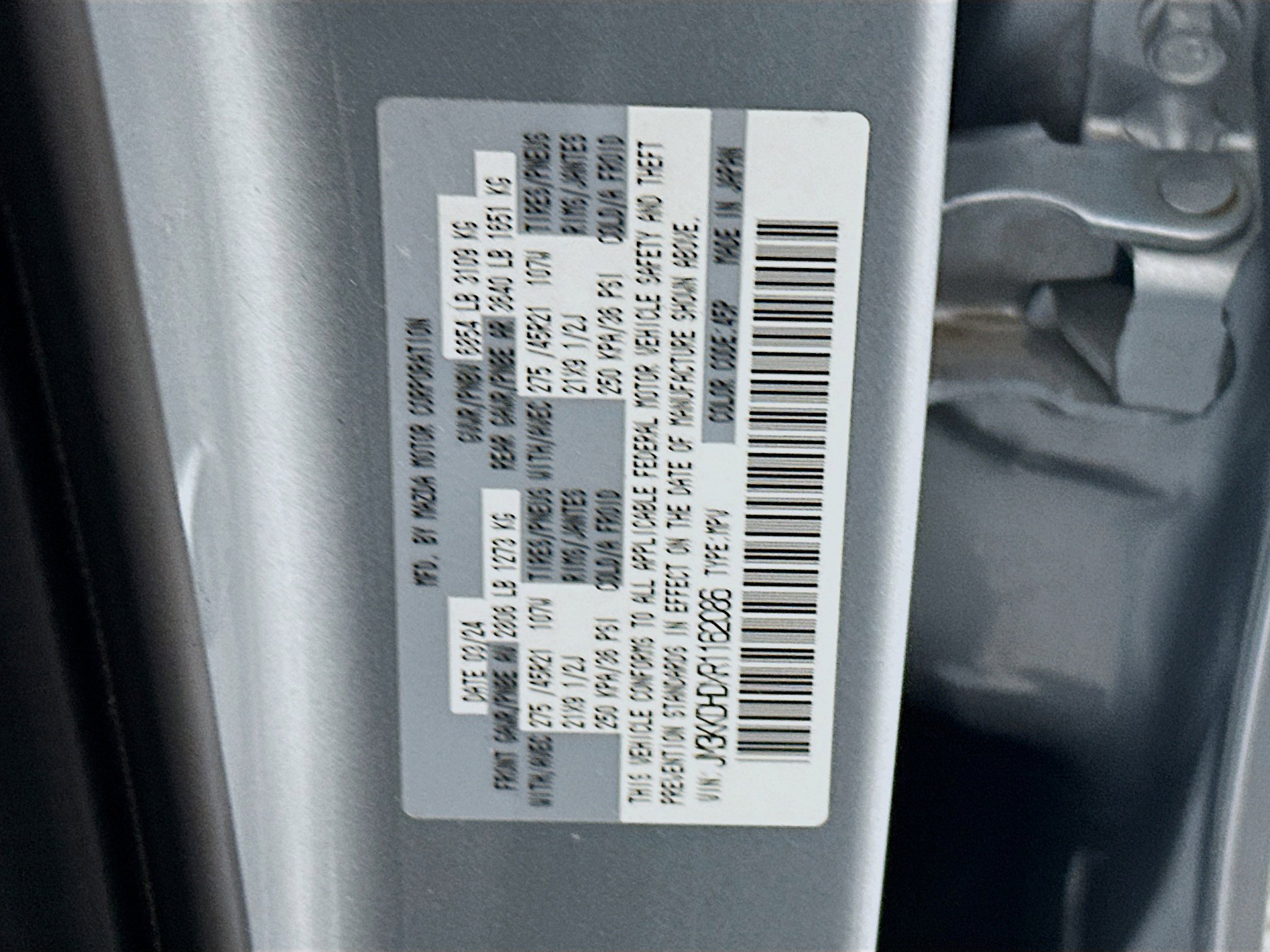 Used 2024 MAZDA CX-90 3.3 Turbo w/ Premium Package image 12