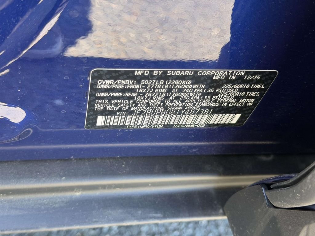 New 2026 Subaru Outback Premium AWD/4WD image 25
