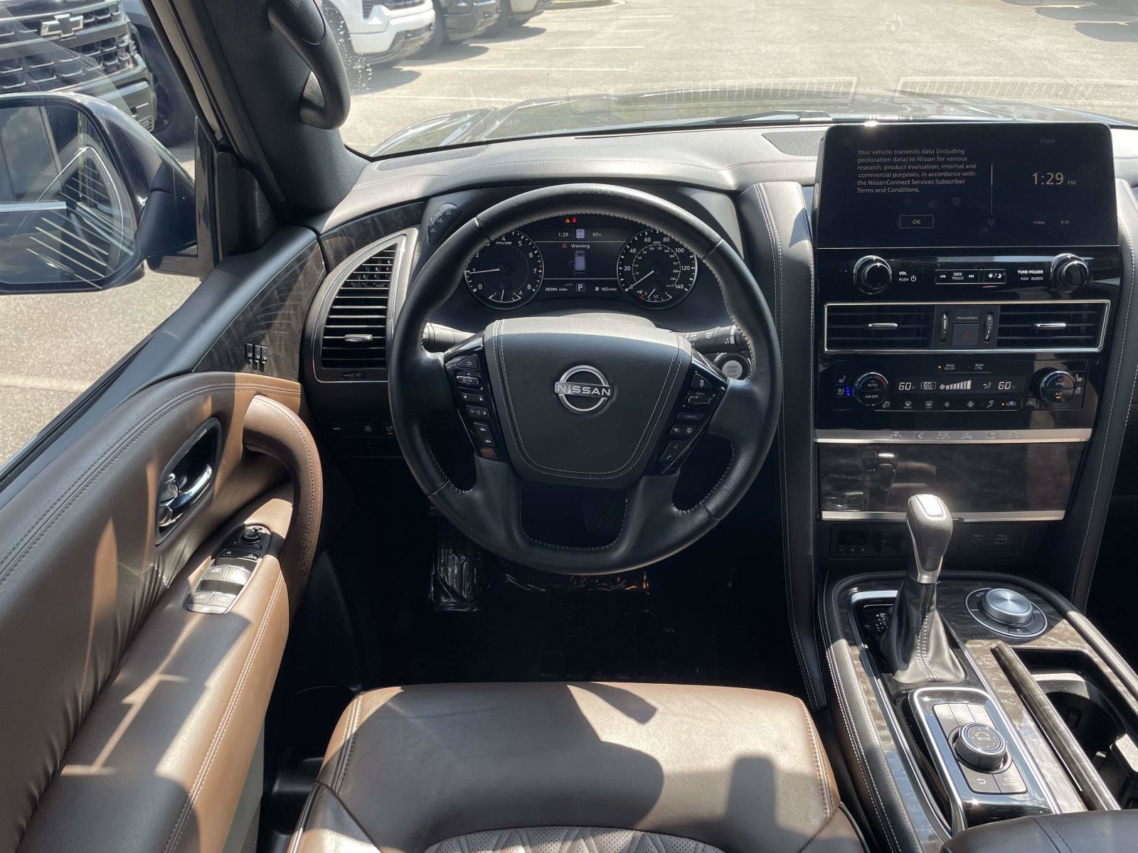 Used 2023 Nissan Armada Platinum w/ Captain's Chairs Package AWD/4WD image 2