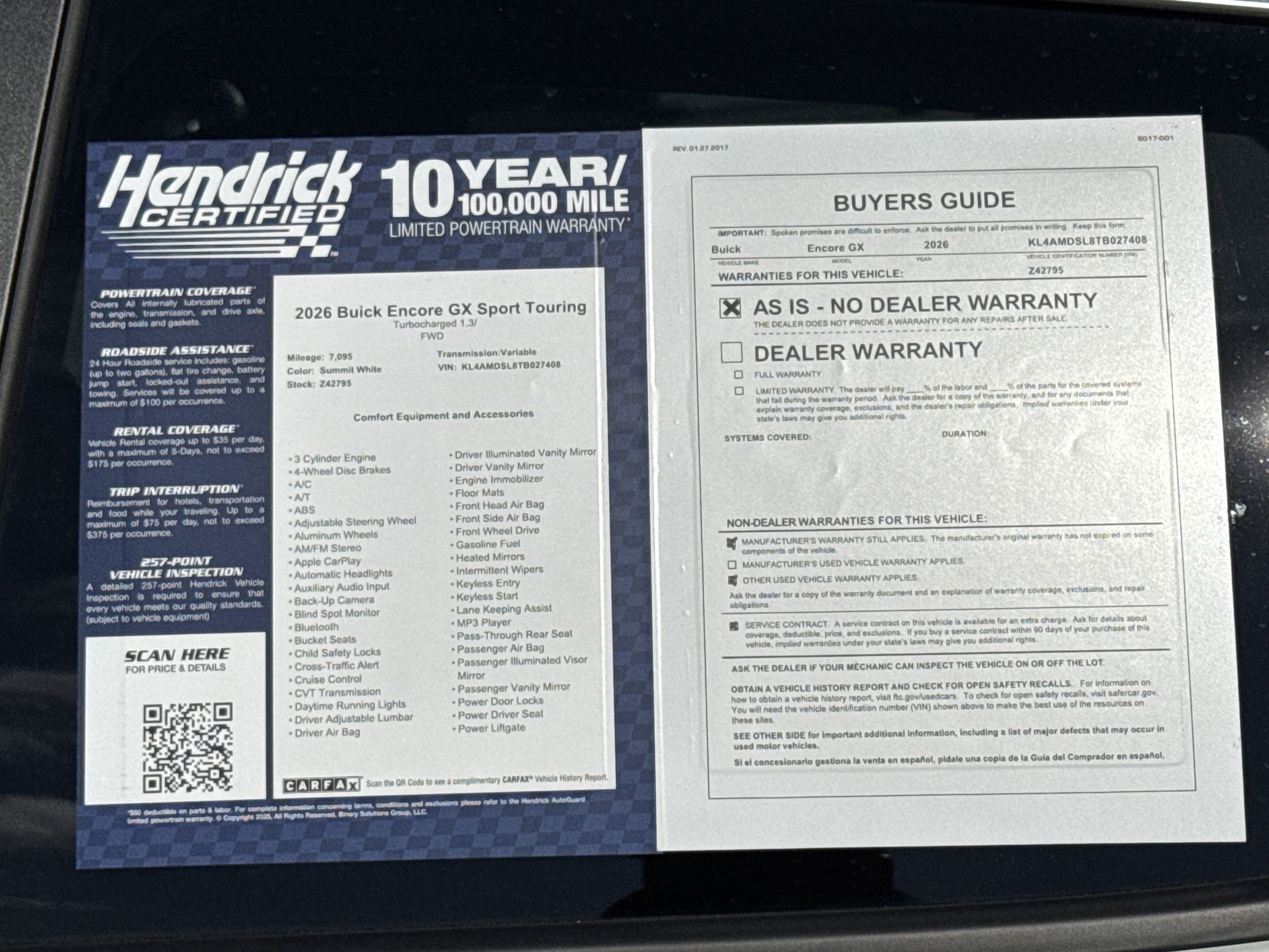 Used 2026 Buick Encore GX Sport Touring w/ Comfort Package image 34