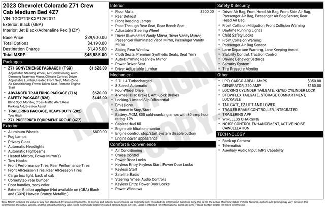 Used 2023 Chevrolet Colorado Z71 w/ Z71 Convenience Package 2 image 37